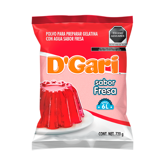 GELATINA DGARI 10/720 FRESA AGUA