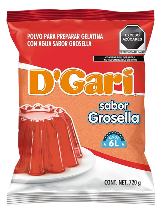 GELATINA DGARI 10/720 GROSELLA