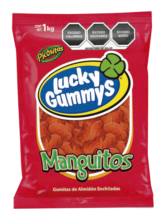 LUCKY GUMMYS MANGUITOS CHILE 8/1 KG