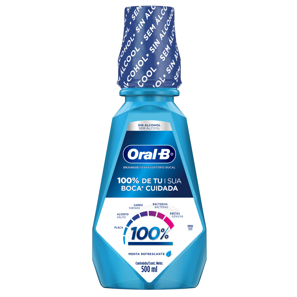 ORAL B ENJUAGUE 100  6/500 ML