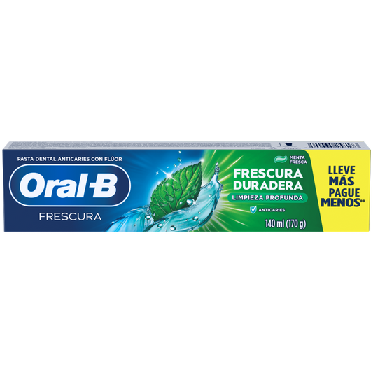 PASTA FRESCURA DURAD ORAL B  24/140 ML