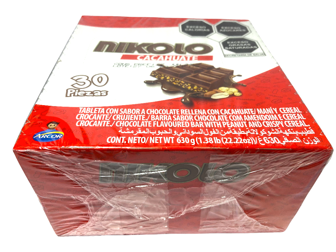 ARCOR NIKOLO FLOW CACAHUATE 16/30/21GR