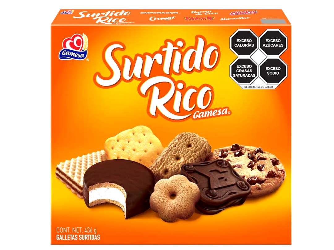 GAMESA SURTIDO RICO 12/436 GR