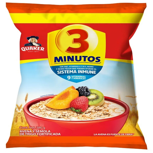 AVENA 3 MINUTOS BOLSA 36/380 GRS