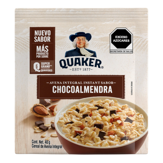 QUAKER INSTANT CHOCOALMENDRA  44/40 GR