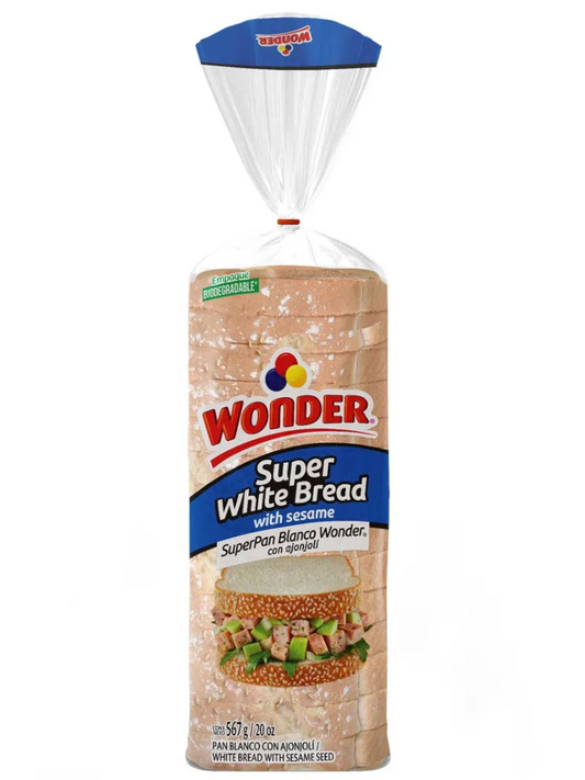 PAN BCO WONDER SUPER C/AJONJOLI 567GRS