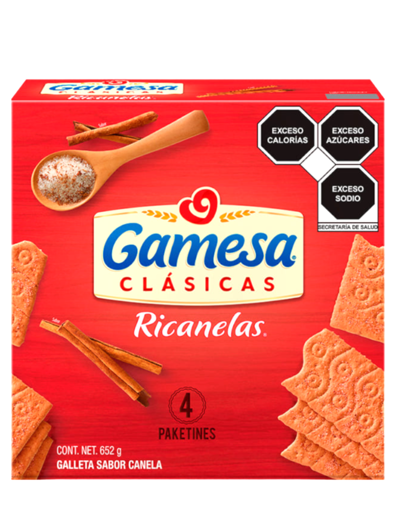 GAMESA RICANELA 12/652 GRS.