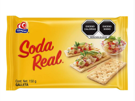GAMESA SODA REAL 12/150 GRS.TGZ