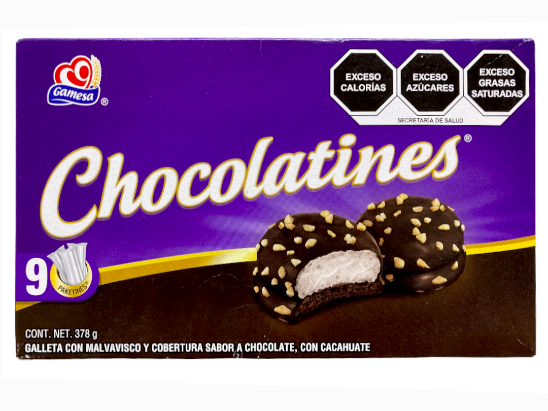 GAMESA CHOCOLATINES 10/378 GRS.