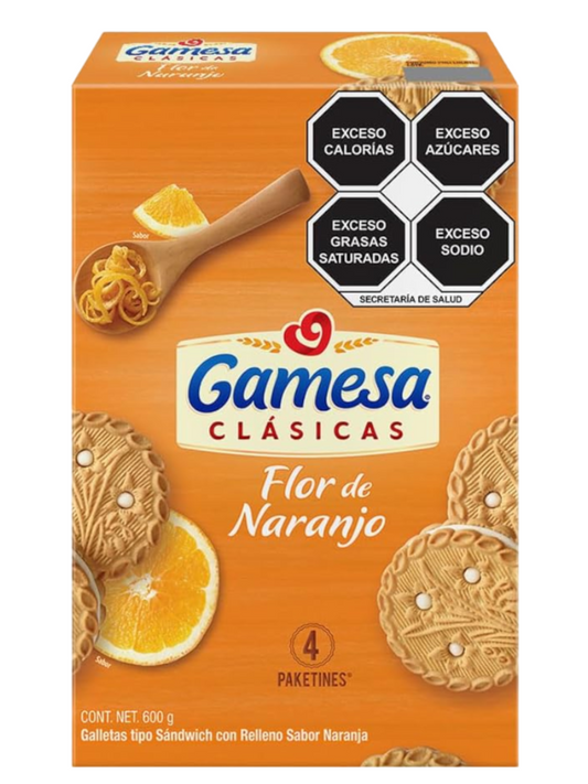 GAMESA FLOR DE NARANJO 12/600 GRS.