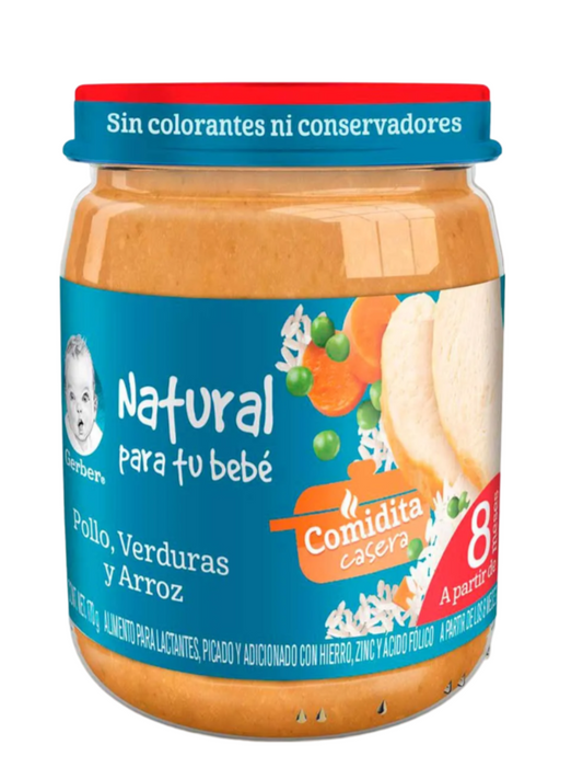 GERBER 3A ET 12/170GR VER/POLL/ARROZ