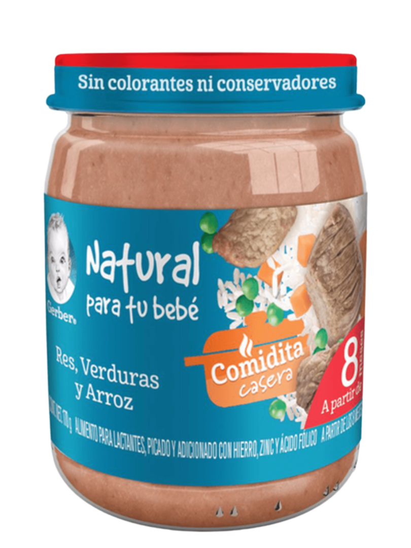 GERBER 3A ET 12/170GR VER/RES/ARROZ
