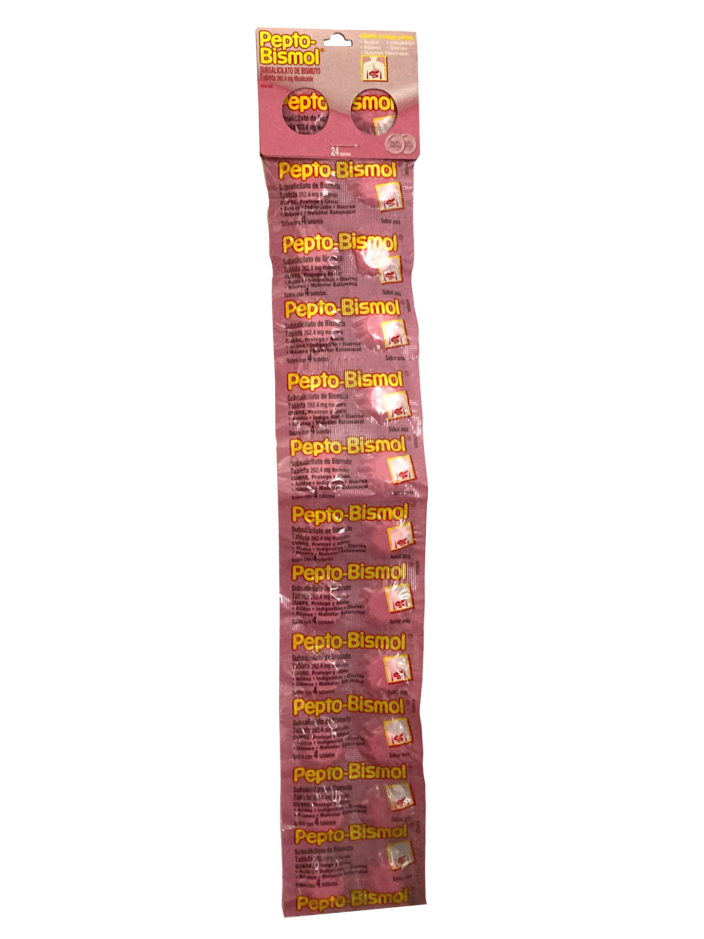 PEPTO BISMOL 24/24 TIRAS