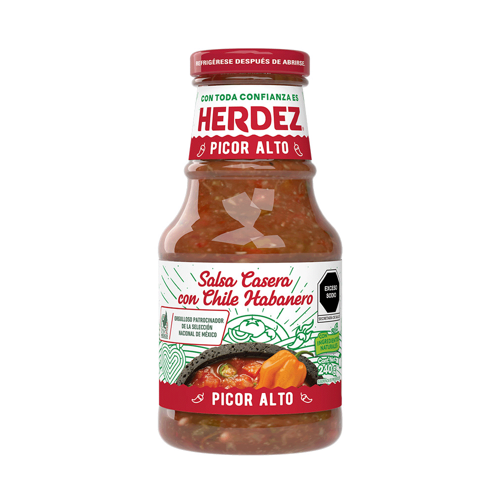SALSA PICANTE CASERA 12/240 GRS