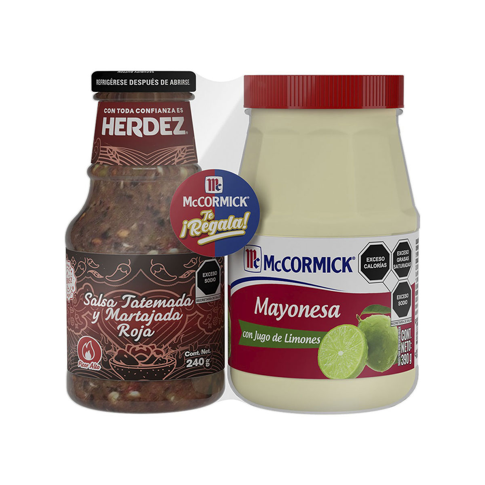 PAQ.1 PZA MAYONESA MCK 390GR+SALSA TATEM