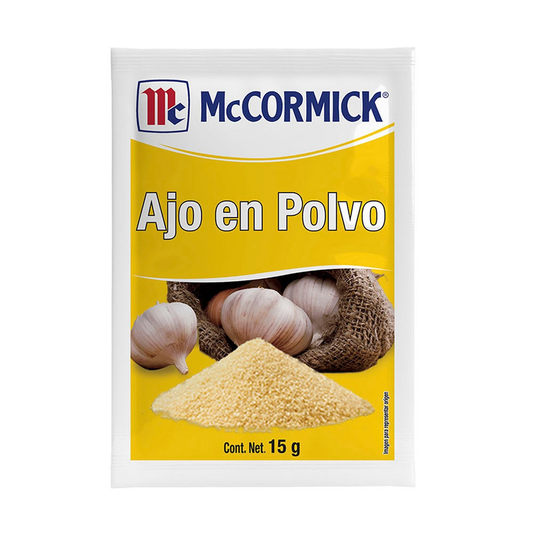 ESPECIA MCK AJO EN POLVO BOLSA 15/15 GR