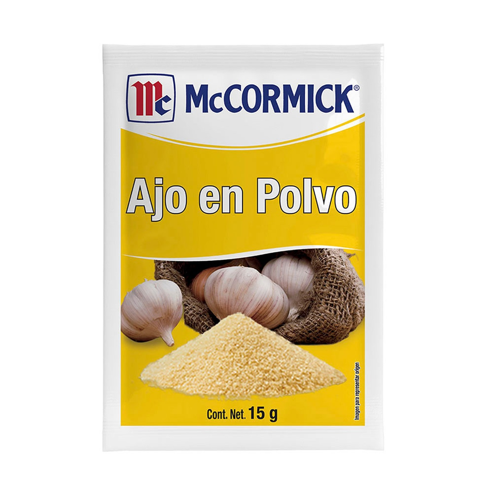 ESPECIA MCK AJO EN POLVO BOLSA 15/15 GR