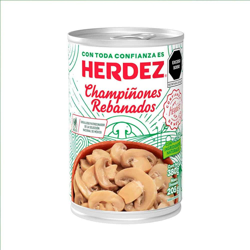CHAMPINONES HERDEZ REBA 24/380 GR