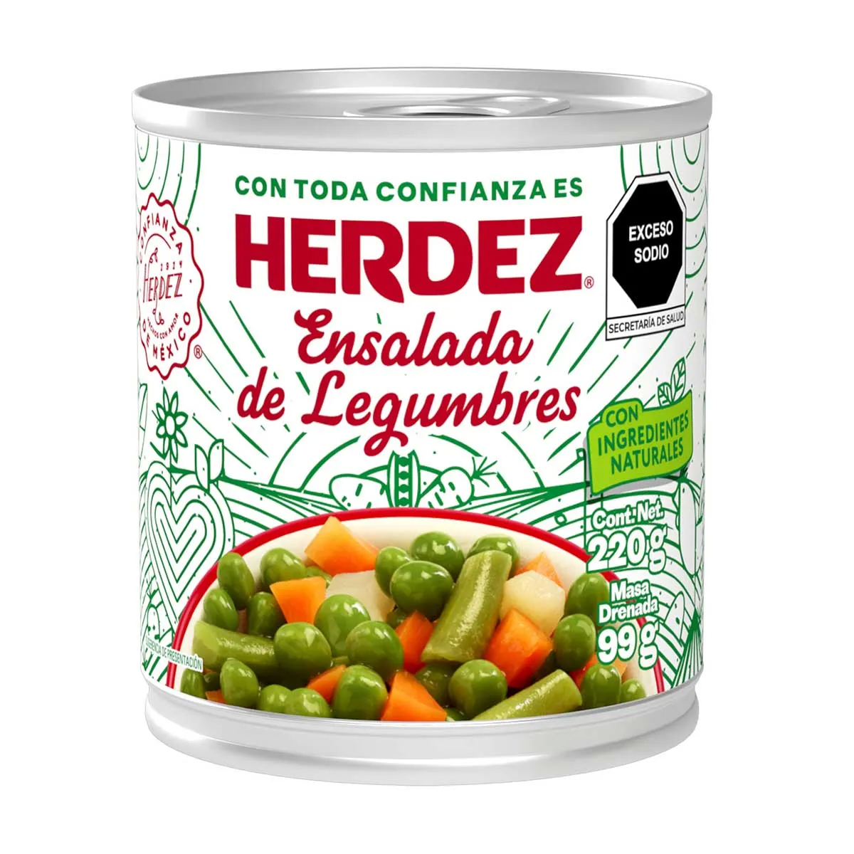 ENSALADA HERDEZ LEGUMB 48/220 GR