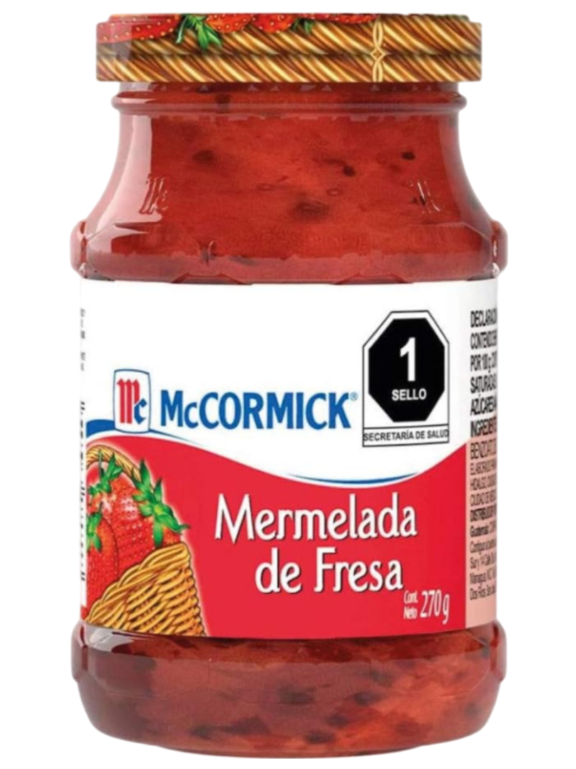 MERMELADA MCK FRESA PE  12/1/270 GR