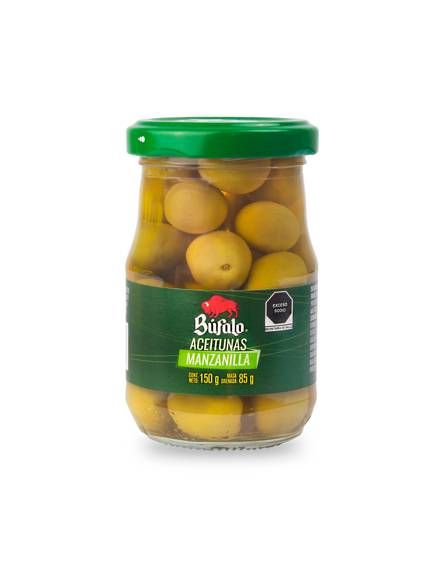 ACEITUNA BUFALO MANZANILLA 24/150 GR