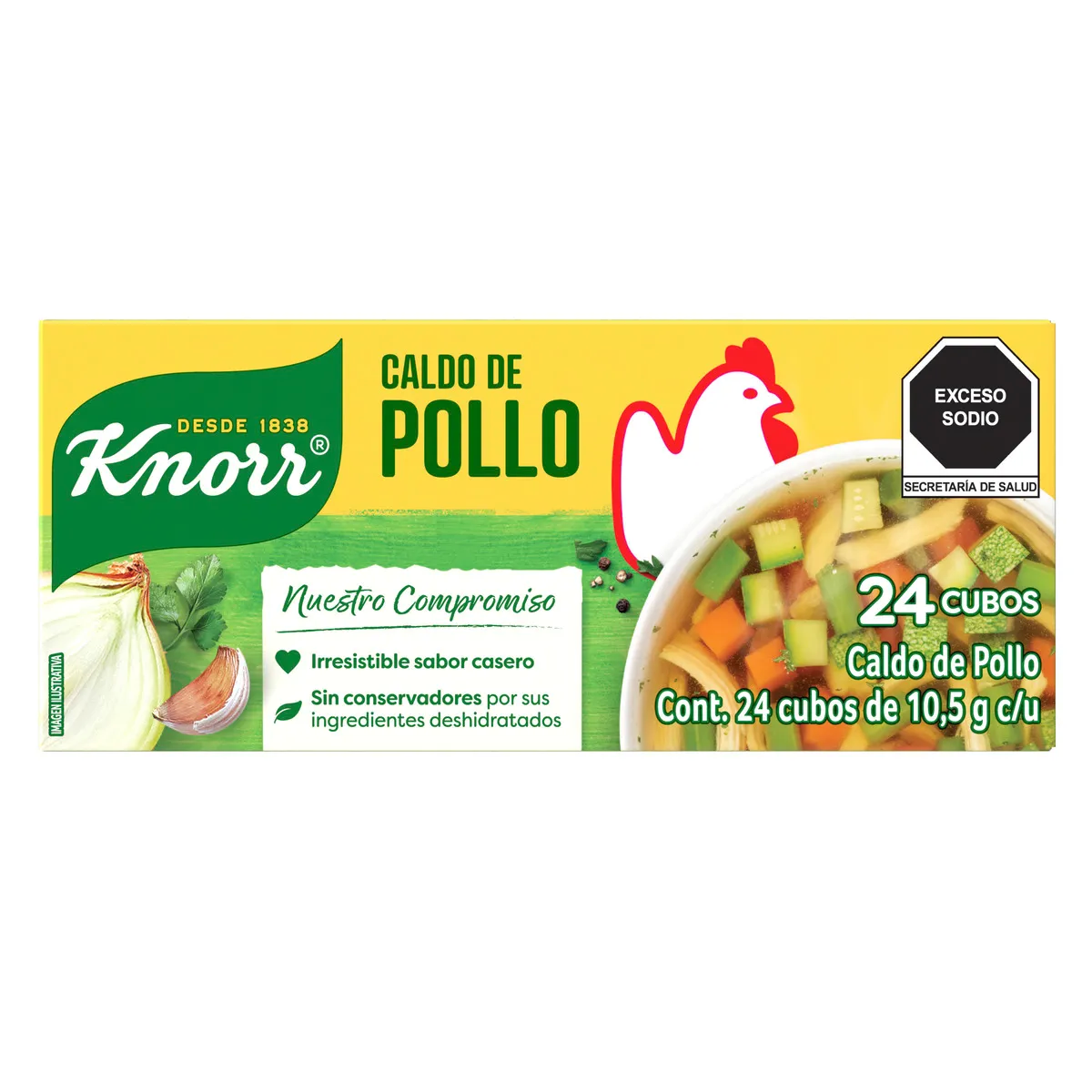 KNORR SUIZA CUBOS 36/24