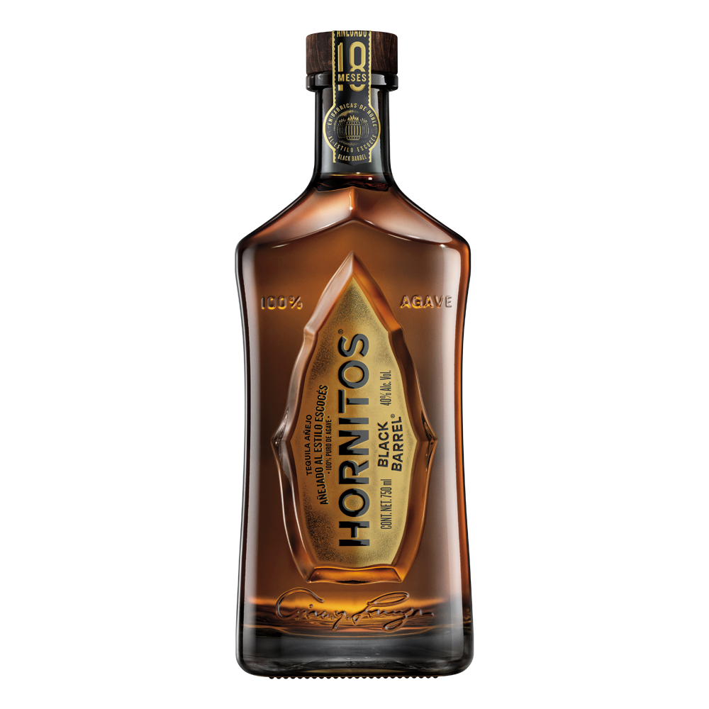 TEQ.SAUZA HORNITOS BLACK BARREL 12/750ML