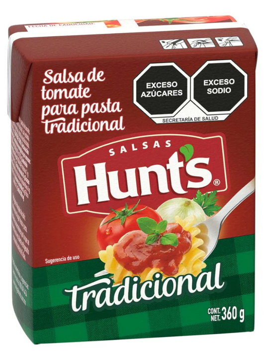 SALSA P/PASTA HUNTS TRAD.24/360 GR