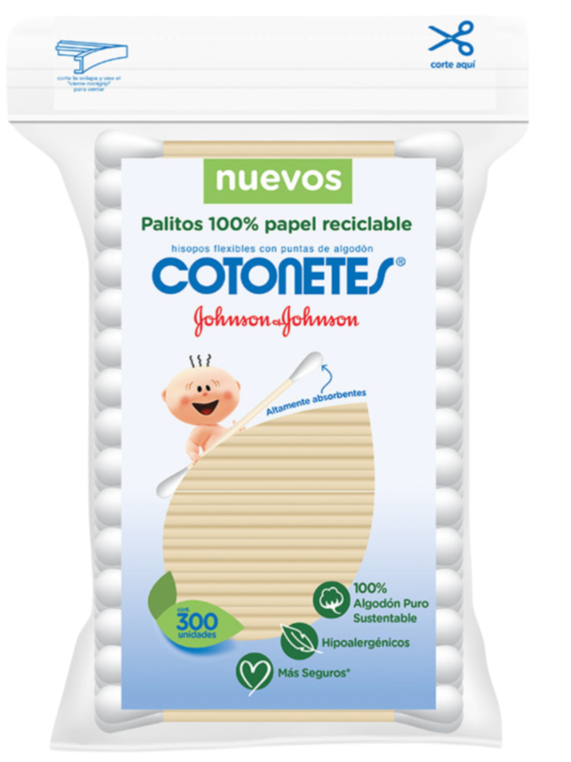 JOHNSON BABY 30/300 PZAS COTONETES