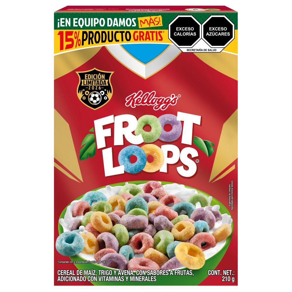 KELLOGGS FROOT LOOPS 16/210 GR