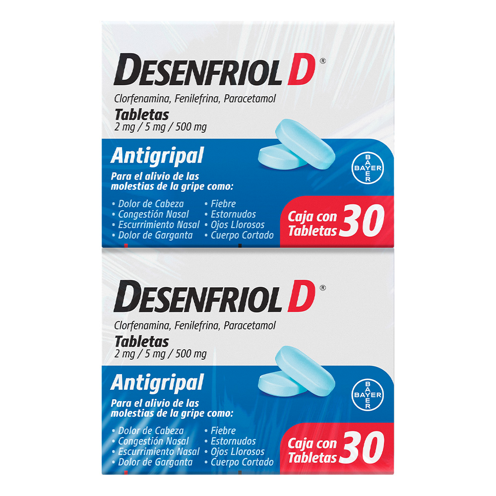 DESENFRIOL D TWOPACK 81/2/30 TABS