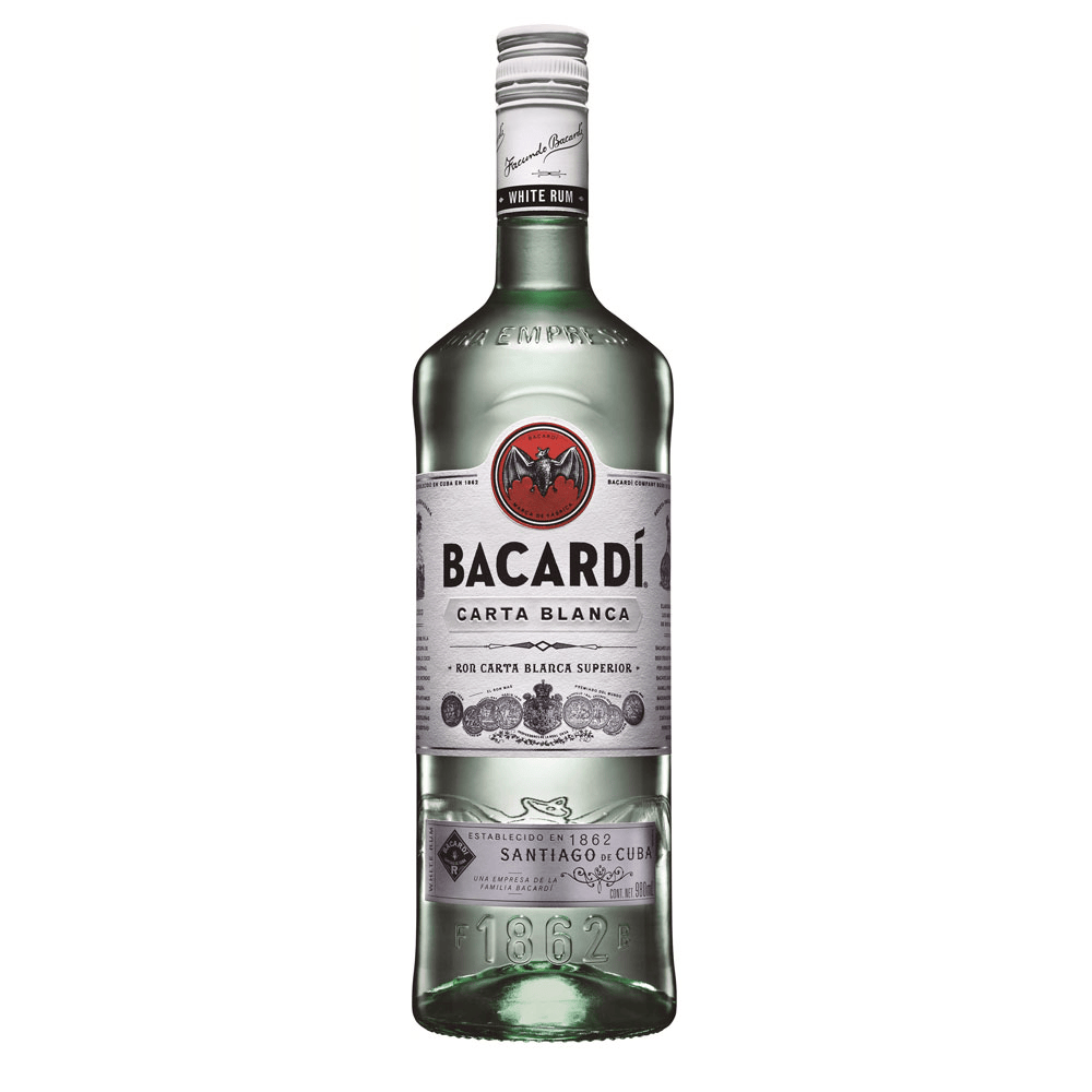 RON BACARDI BLANCO 12/980 ML