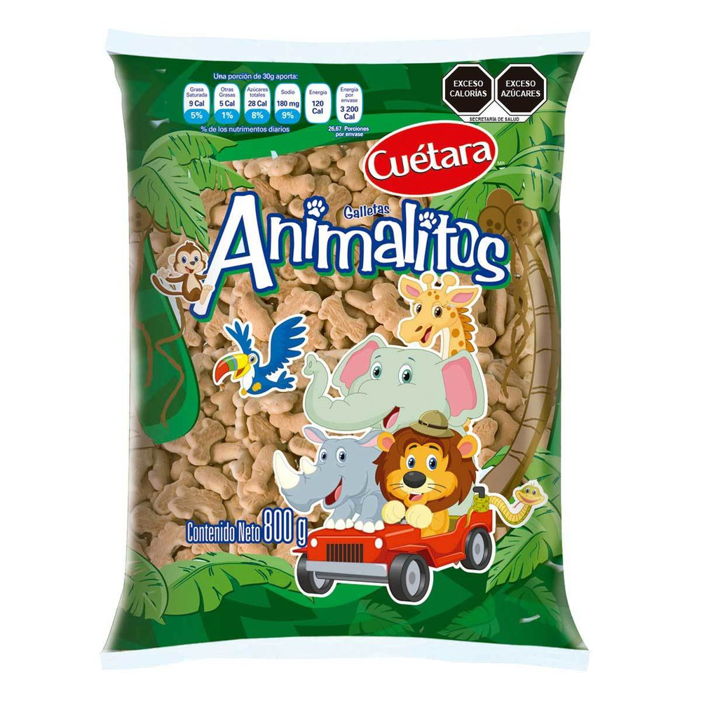 CUETARA ANIMALITOS 6/800 GR