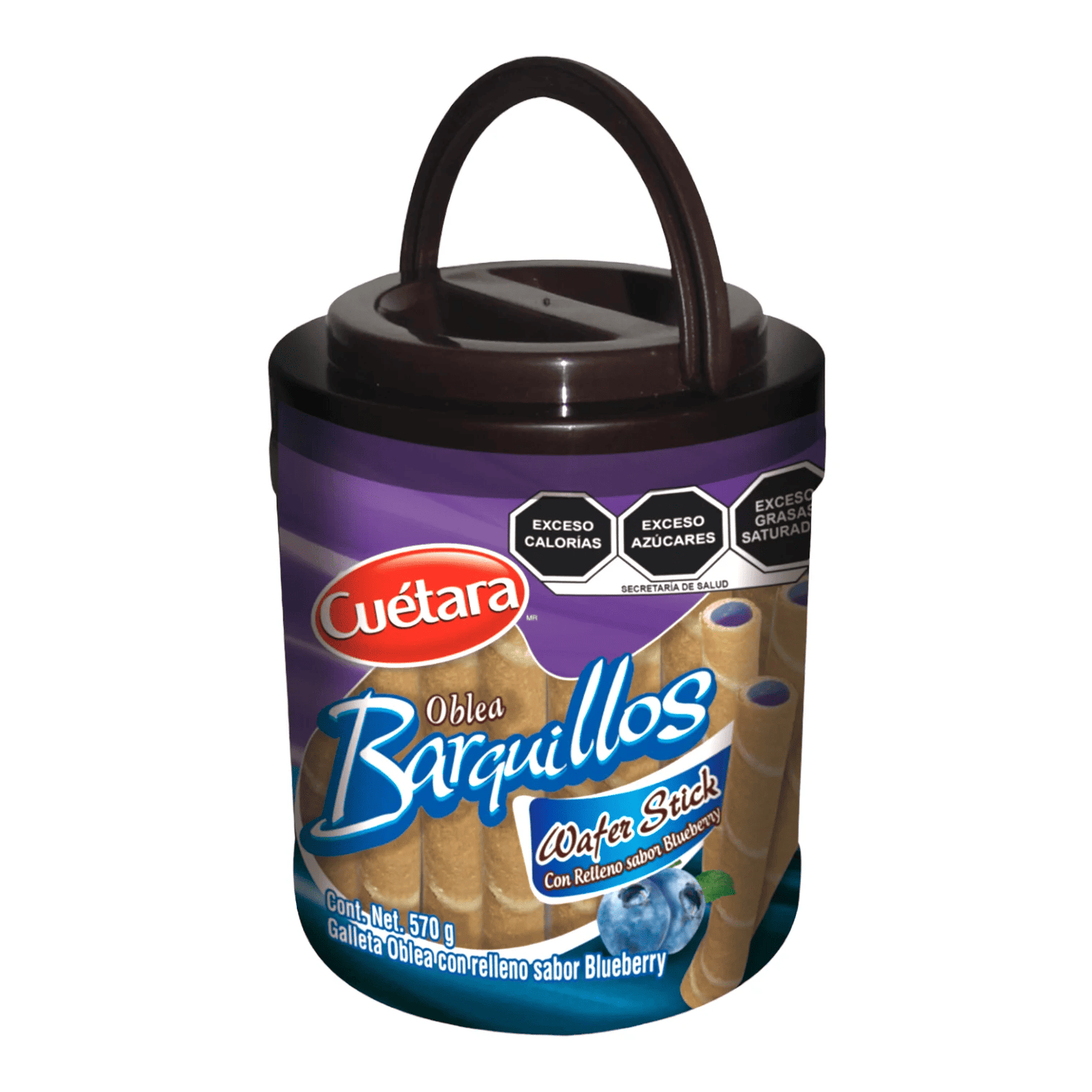 CUETARA OBLEA BARQ.BLUEBERRY 12/570 GR
