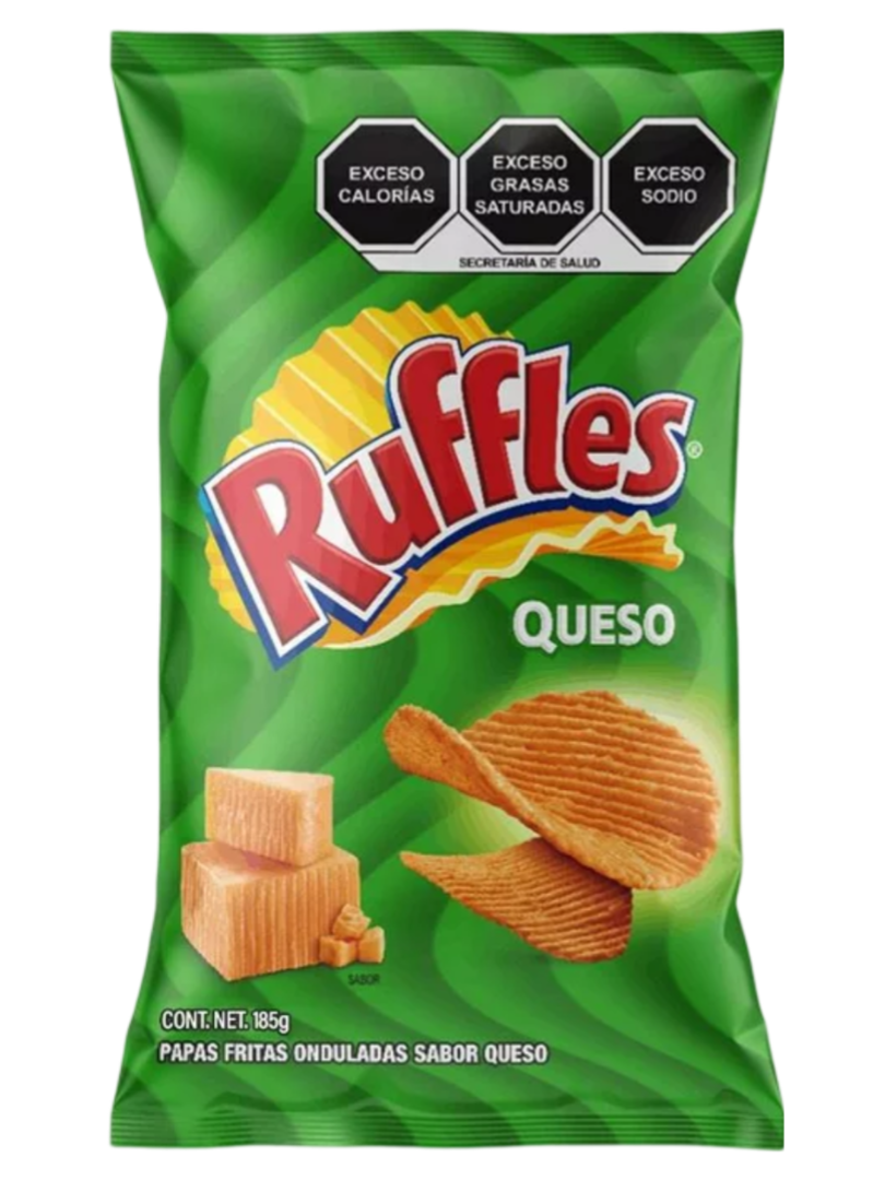 RUFFLES QUESO 185GRS FAMILIAR