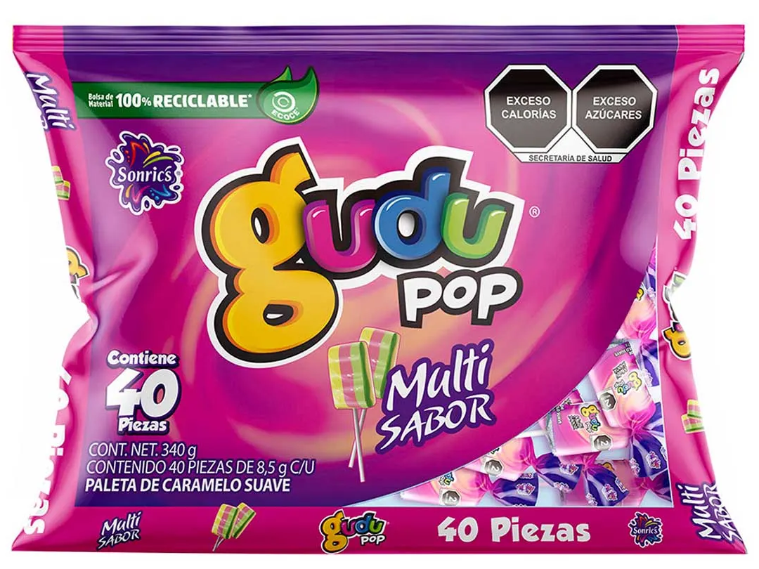 SONRICS PAL GUDUPOP MULTI 18/40/340 GRS