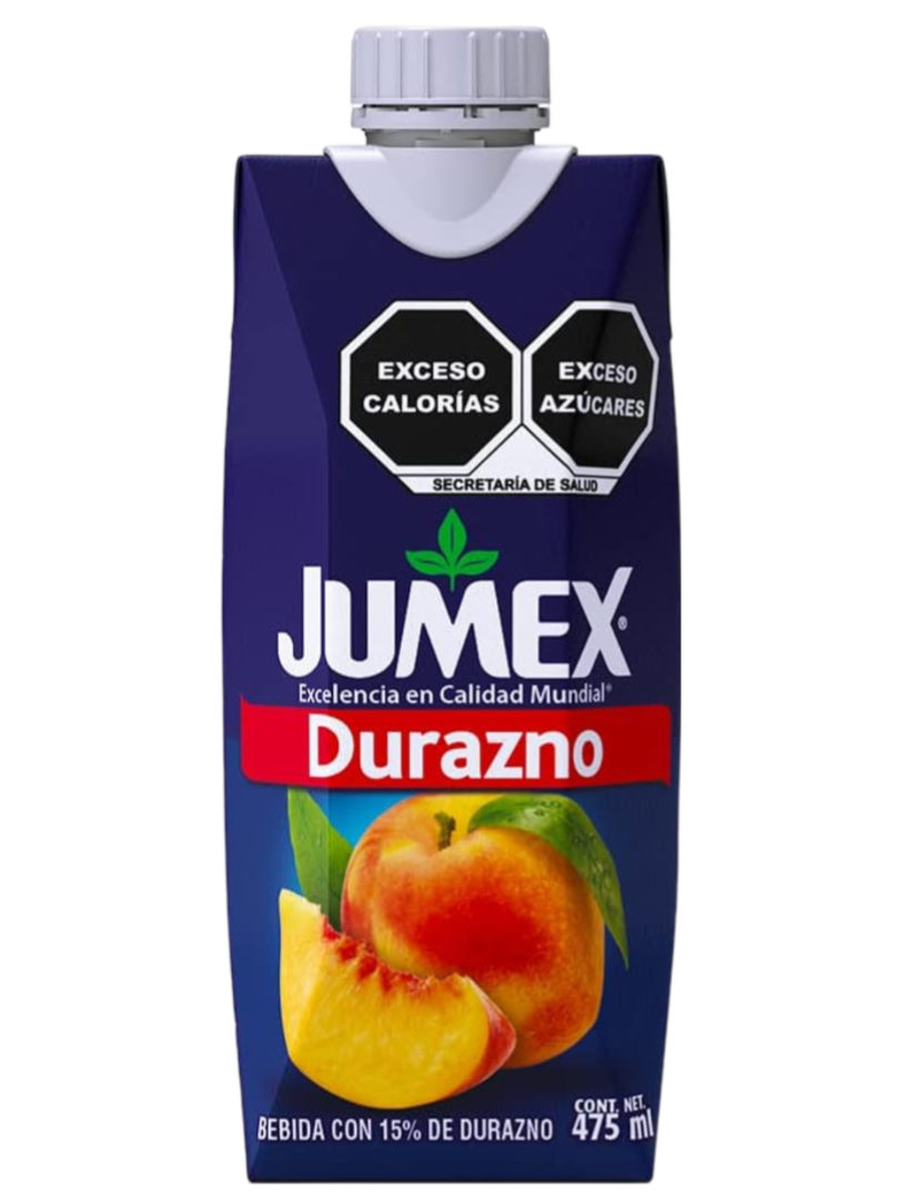 JUMEX TETRA DURAZNO 12/475 ML