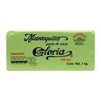 MANTEQUILLA GLORIA S/SAL 1KG