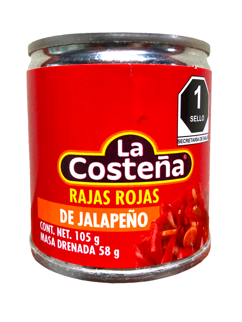 CHILES COSTE RAJAS ROJAS 40/105GR