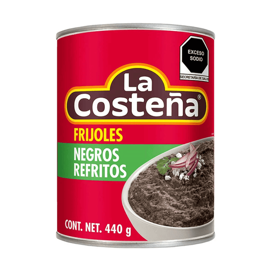 FRIJOL COSTE NEGRO REFRITO 12/440GR