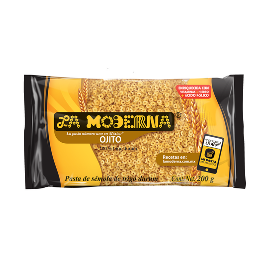 SOPA MODERNA OJITOS