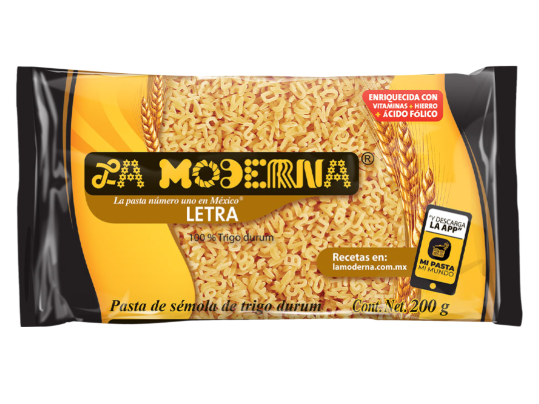 SOPA MODERNA LETRAS