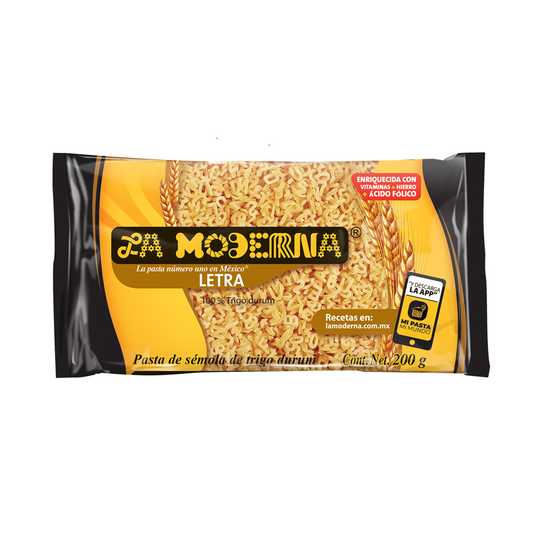 SOPA MODERNA LETRAS