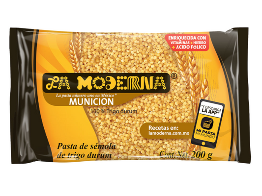 SOPA MODERNA MUNICIONES