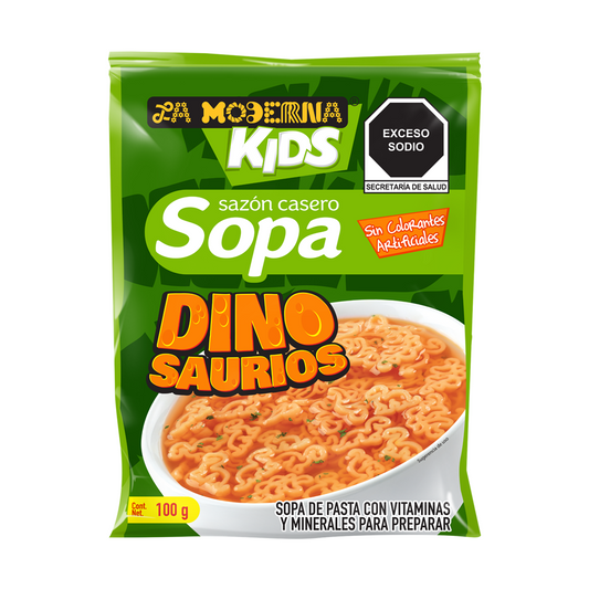 SOPA MOD. 12/100GR SOB DINOSAURIOS