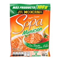 SOPA MOD. 12/82GR SOBRE MUNICION