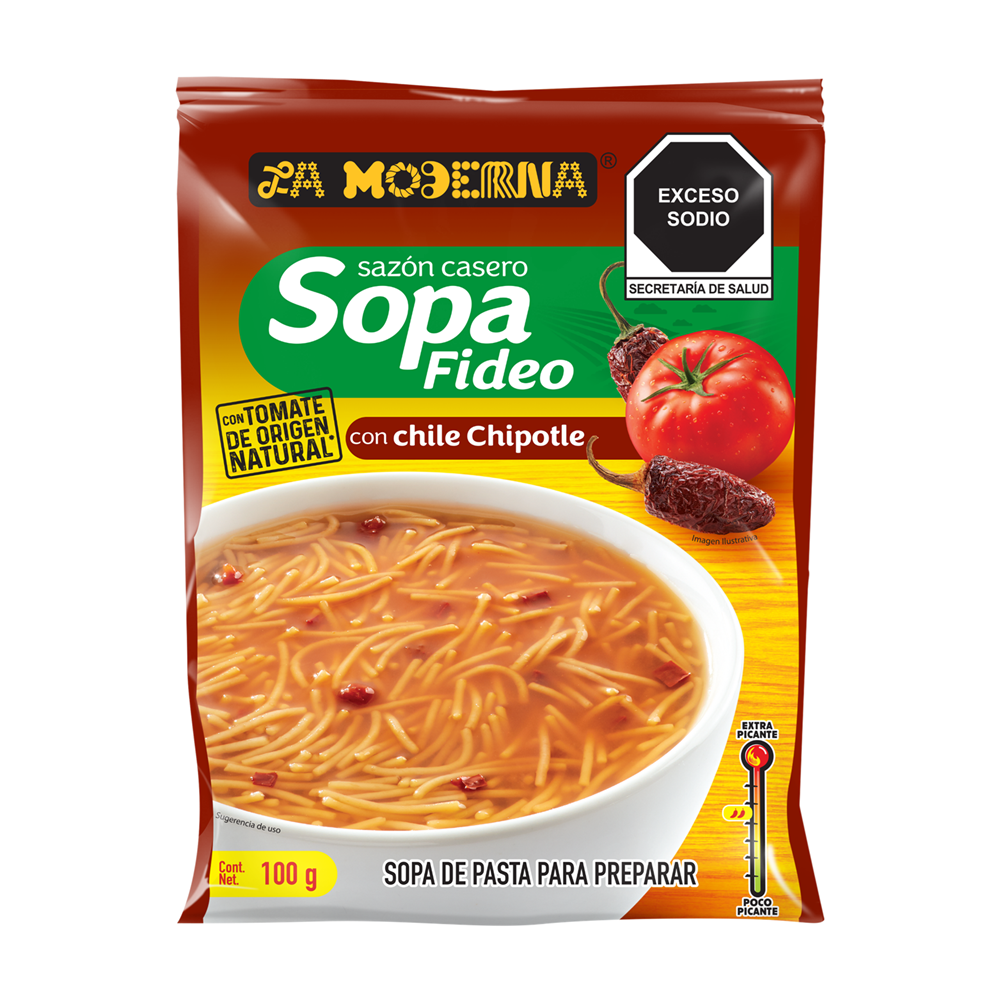 SOPA MOD 12/100GR FIDEO C/CHIPOTLE