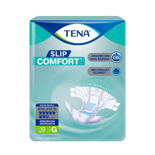 Pañales para Adulto TENA Slip Comfort Talla:G 10 piezas