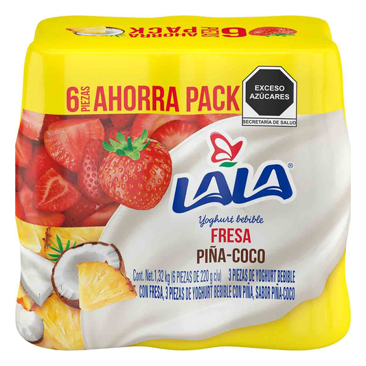 YOGURT LALA BEBER SURTIDO 6PACK