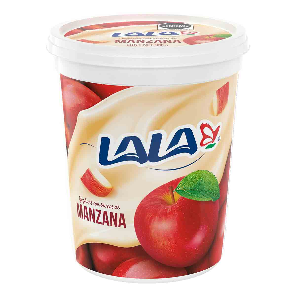 YOGHURT LALA MANZANA 6/900GRS